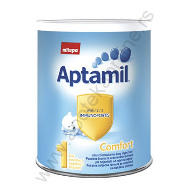 MILUPA MLEKO APTAMIL COMFORT 1 400g